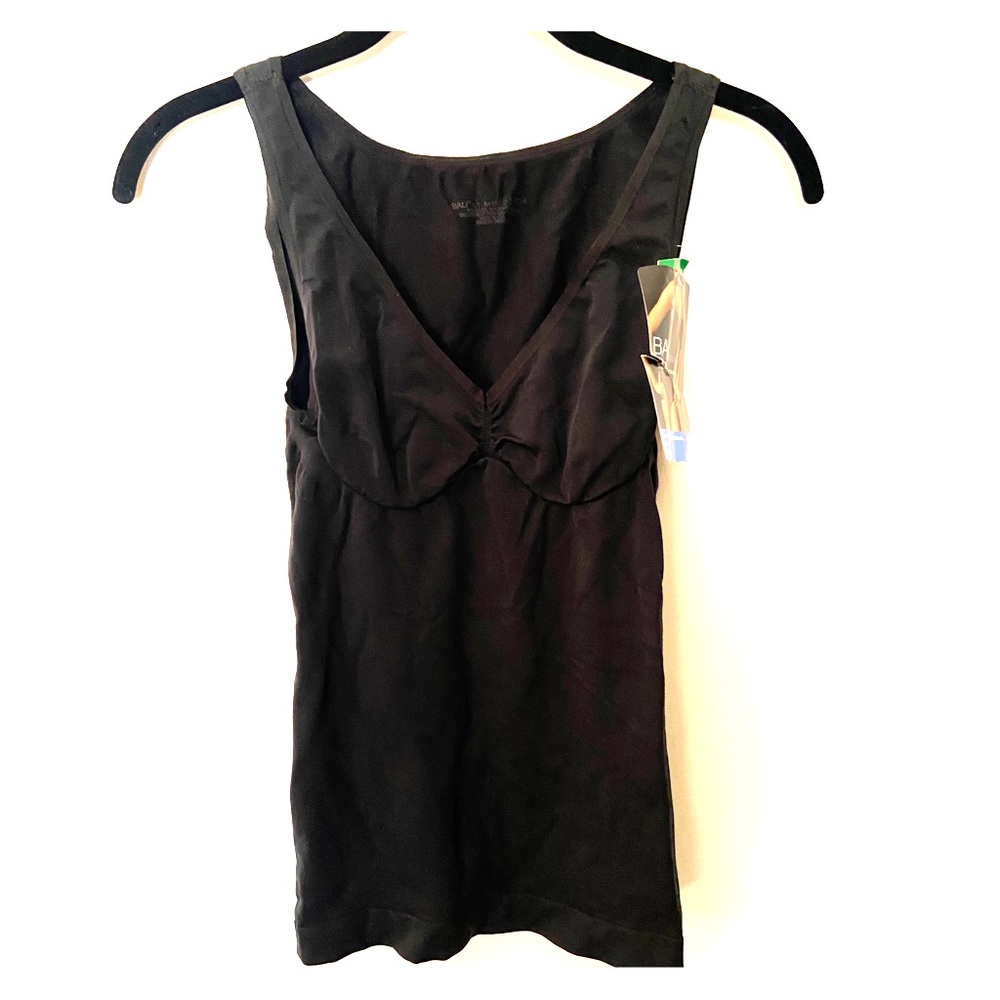 NWT Bali Comfort Shape Firm Control Black Camisole